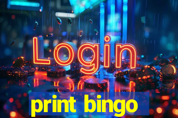 print bingo